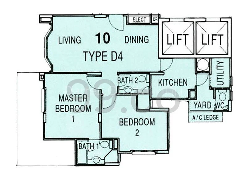 2 Bed Apartment (Condo) for Rent in  Parkview Apartments - Image 17