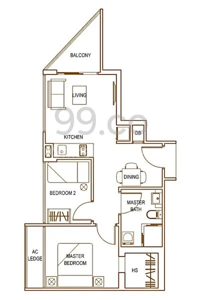 2 Bed Apartment (Condo) for Rent in  La Brisa - Image 10