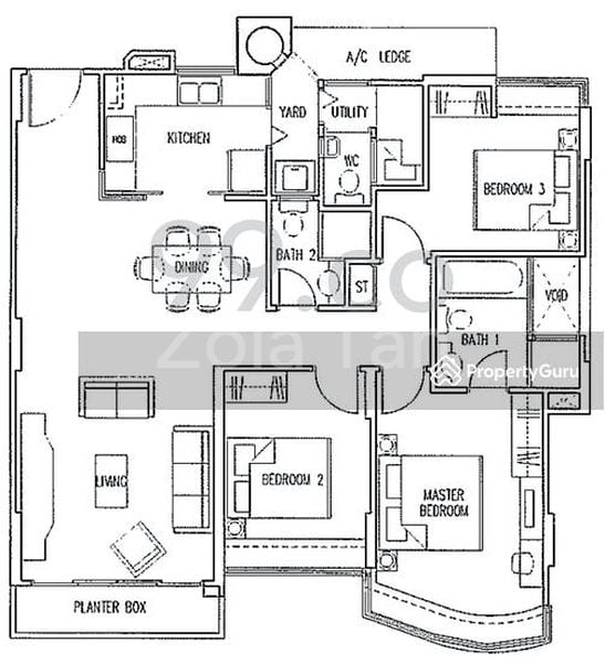 3+1 Bed Condo for Rent in  Blossoms @ Woodleigh - Image 9