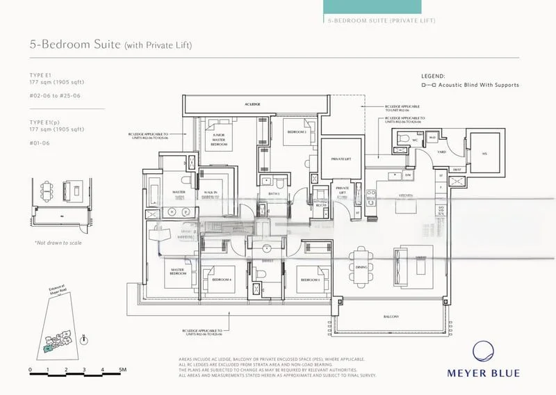 5 Bed Condo for Sale in  Meyer Blue - Image 8