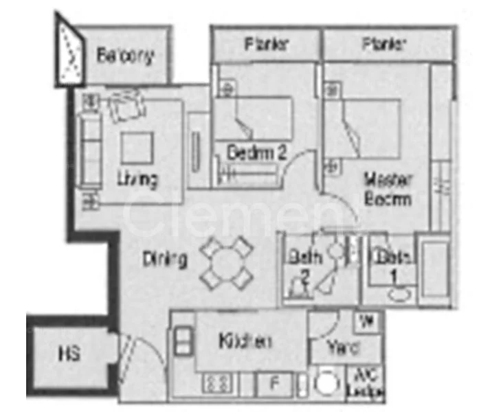 2 Bed Apartment (Condo) for Rent in  Watermark Robertson Quay - Image 8