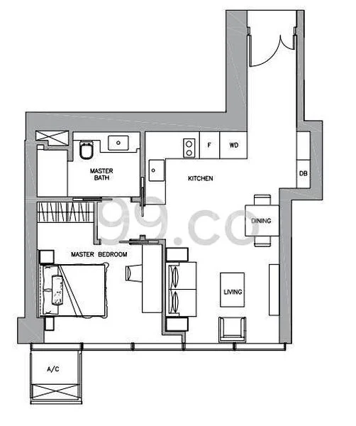 1 Bed Condo for Sale in  Wallich Residence - Image 20