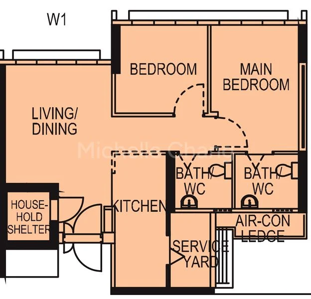 3 Room (3A) HDB for Sale in  460A Bukit Batok West Avenue 9 - Image 9
