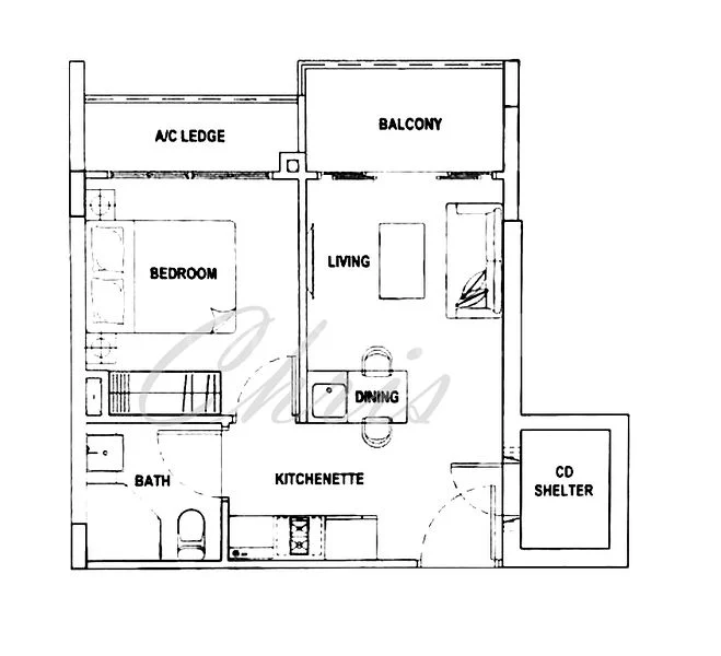 1 Bed Apartment (Condo) for Sale in  Palmera East - Image 21