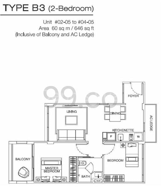 2 Bed Apartment (Condo) for Rent in  The Cristallo - Image 9