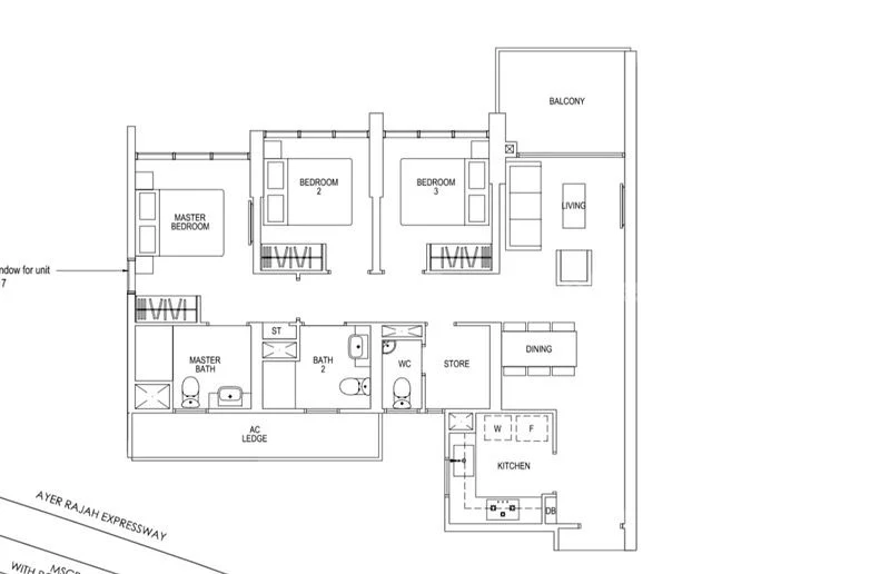 3 Bed Condo for Rent in  Parc Riviera - Image 10