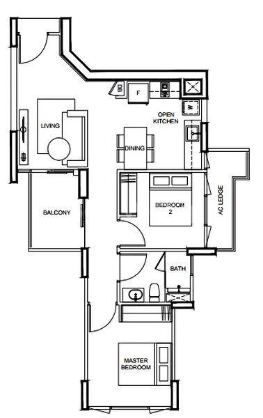 2 Bed Condo for Sale in  Vue 8 Residence - Image 8