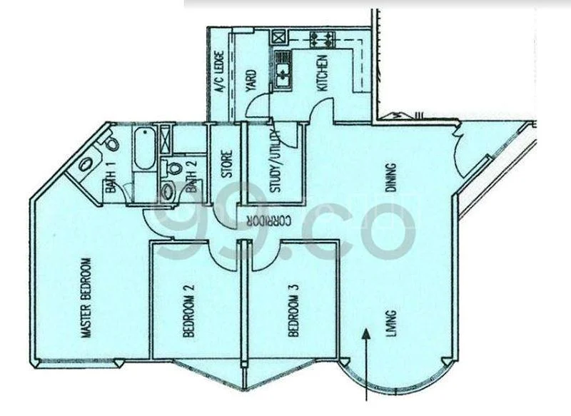 3+1 Bed Executive Condo for Sale in  Yew Mei Green - Image 14