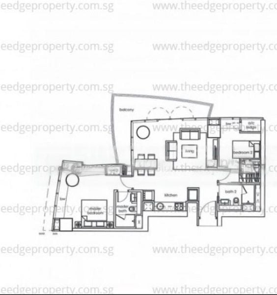 2 Bed Apartment (Condo) for Sale in  One Shenton - Image 17
