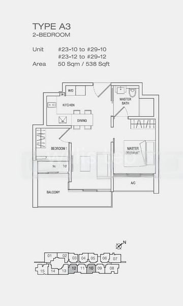 2 Bed Condo for Rent in  Eon Shenton - Image 6
