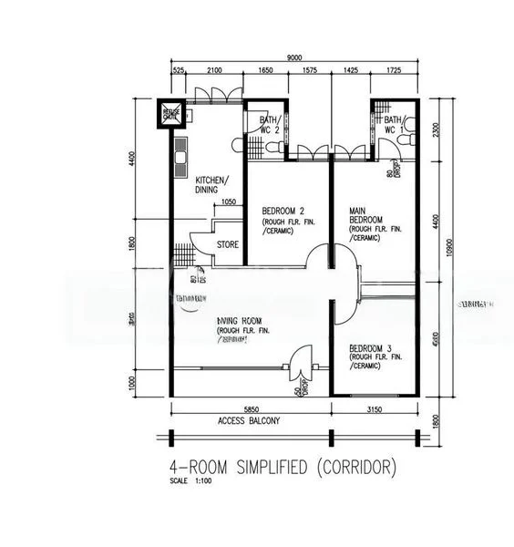 4 Room (4S) HDB for Sale in  327 Serangoon Avenue 3 - Image 6