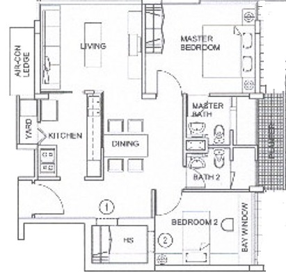 Studio 3 2 bedroom for Rent - Image 9